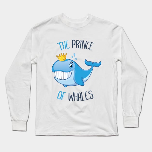 The Prince of Whales Long Sleeve T-Shirt by zoljo